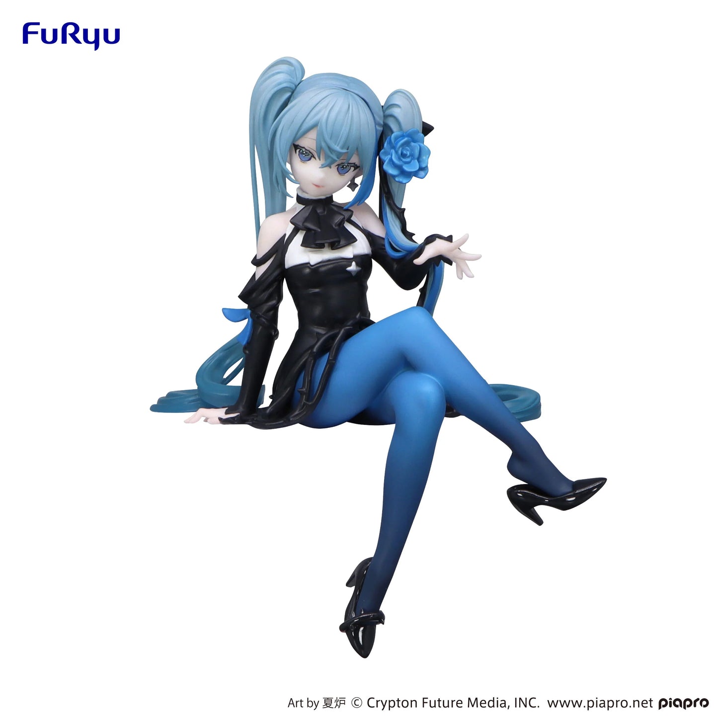 Furyu Hatsune Miku Noodle Stopper Figure Blue Rose