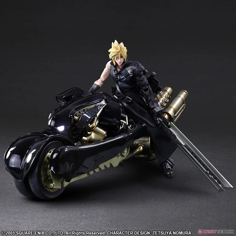 FINAL FANTASY VII ADVENT CHILDREN PLAY ARTS Kai Cloud Strife & Fenrir
