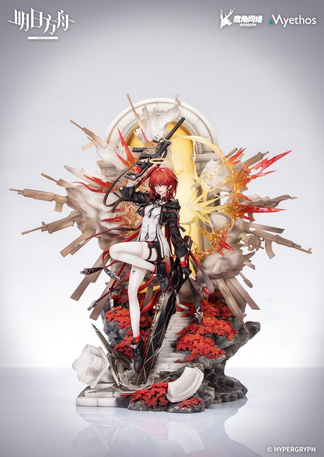 BONUS Myethos Arknights Exusiai New Covenant Elite 2 ver 1/7 Scale Figure