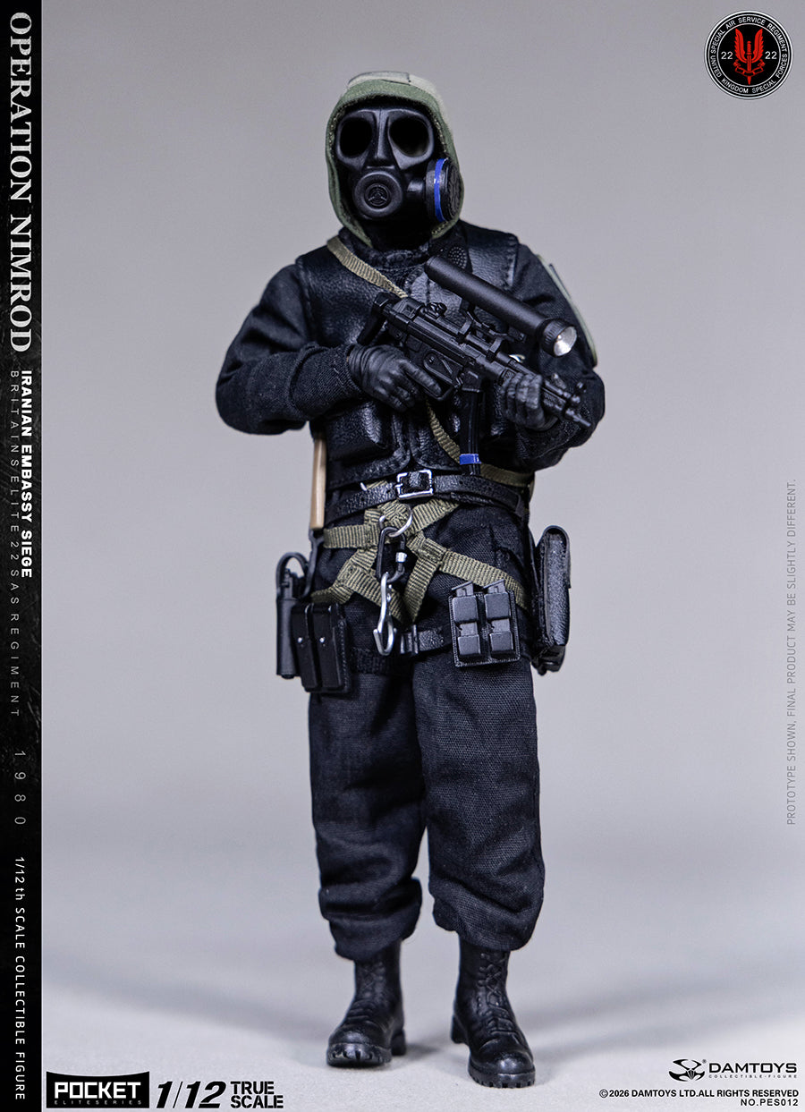 DAMTOYS PES012 1/12 POCKET ELITE SERIES OPERATION NIMROD 1980 IRANIAN EMBASSY SIEGE 22 SAS CRW