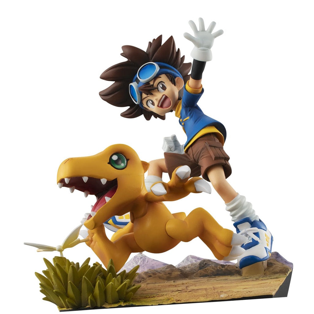 MEGAHOUSE G.E.M. SERIES DIGIMON ADVENTURE Taichi Yagami & Agumon 20th Anniversary
