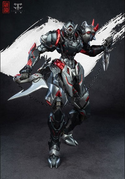 CD-07B Shadowfolk- Senmei Black Ghost Alloy Posable Figure