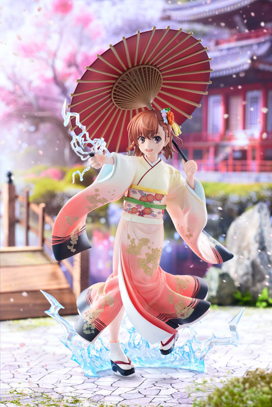 KDcolle A Certain Scientific Railgun T Mikoto Misaka Furisode Kimono ver. 1/7 Complete Figure