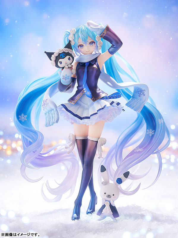 Good Smile Company Character Vocal Series 01 Hatsune Miku Snow Miku x Kuromi 1/7 Complete Figure