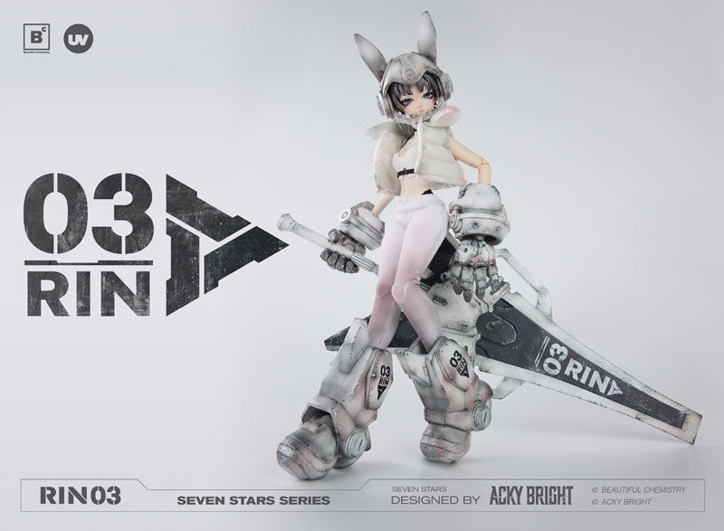 Underverse Beautiful Chemistry x Acky Bright Seven Stars Series No.03 Rin 1/6 Complete Model Action Figure