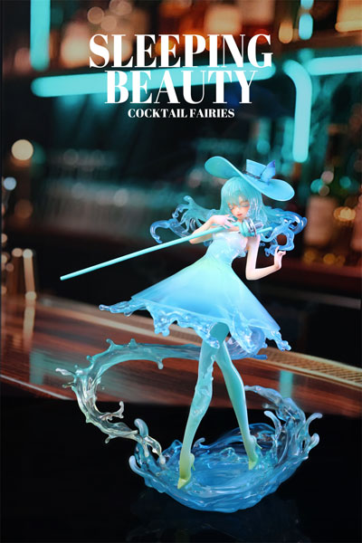 We ART DOING Cocktail Fairies Blue Margarita / Fairy Pink Lady Complete Figure