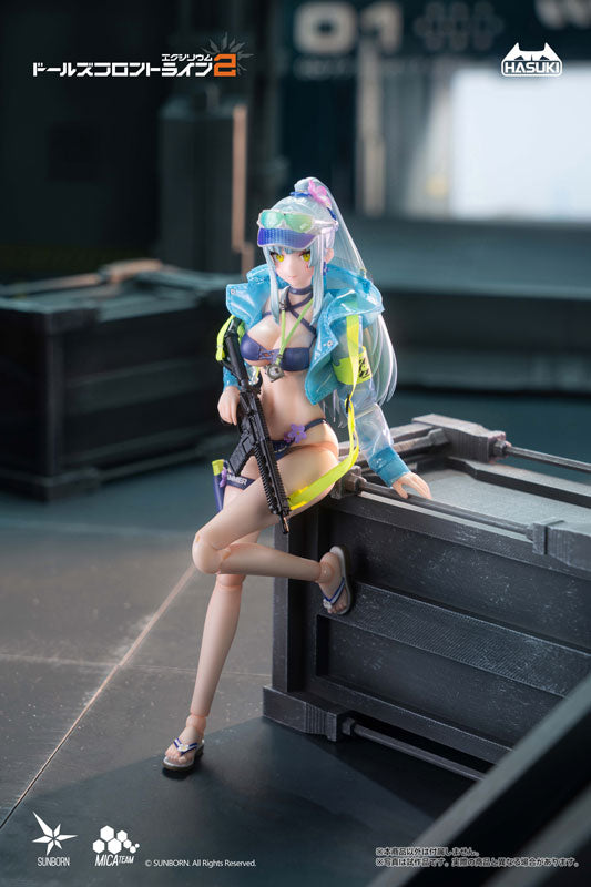 HASUKI pocket art PA013 Girls' Frontline 2: Exilium Klukai: Cerulean Breaker Ver. Deluxe Edition 1/12 Complete Model Action Figure