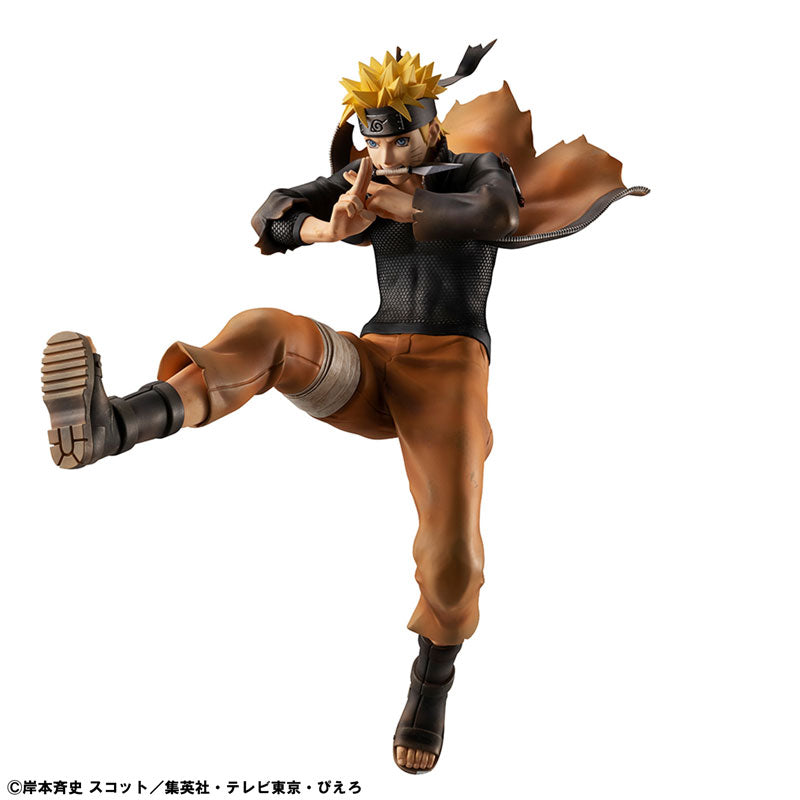 Megahouse G.E.M. Series NARUTO Shippuden Naruto Uzumaki Shinobi World War Ver. Complete Figure