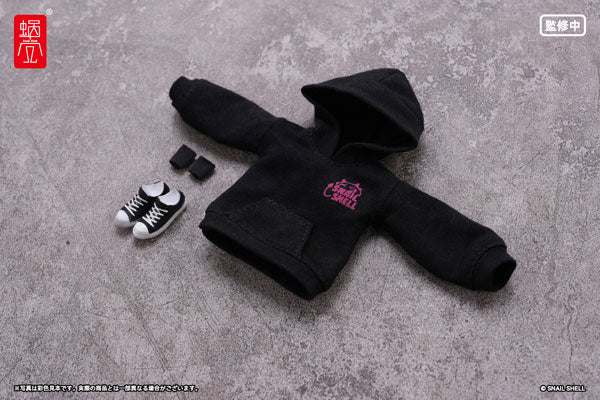 Snail Shell "Devil's Whisper" Series Print Hoodie Set (DOLL ACCESSORY) (Beige) / (Black)