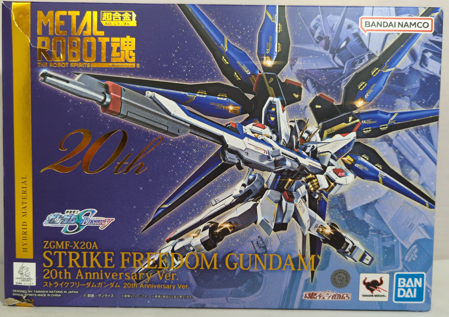 BANDAI METAL ROBOT SPIRITS <SIDE MS> Strike Freedom Gundam 20th Anniversary Ver.