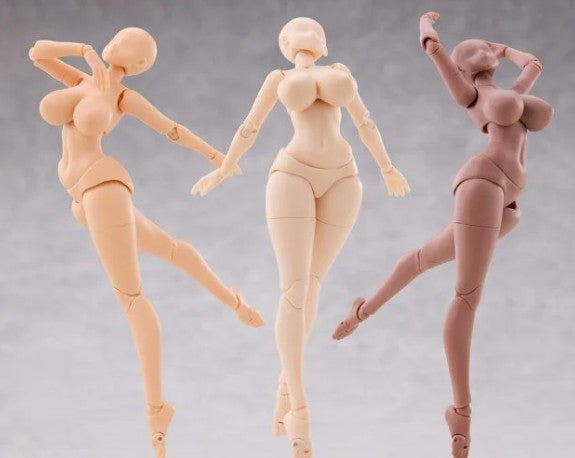 K-Toys KT02 1/12 Female Body White/Yellow/Tan Skin