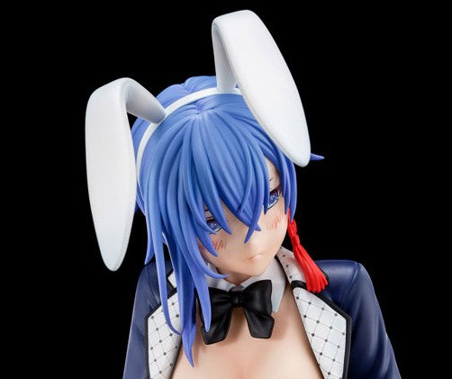 Nippon Columbia 1/6 scaled pre-painted figure of The Demon Sword Master of Excalibur Academy Sakuya Sieglinde wearing lapis lazuli blue bunny costume with Nip Slip Gimmick System