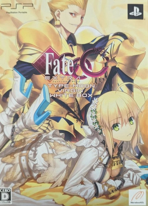 SONY PSP Fate Extra CCC Type Moon Virgin White Limited Box