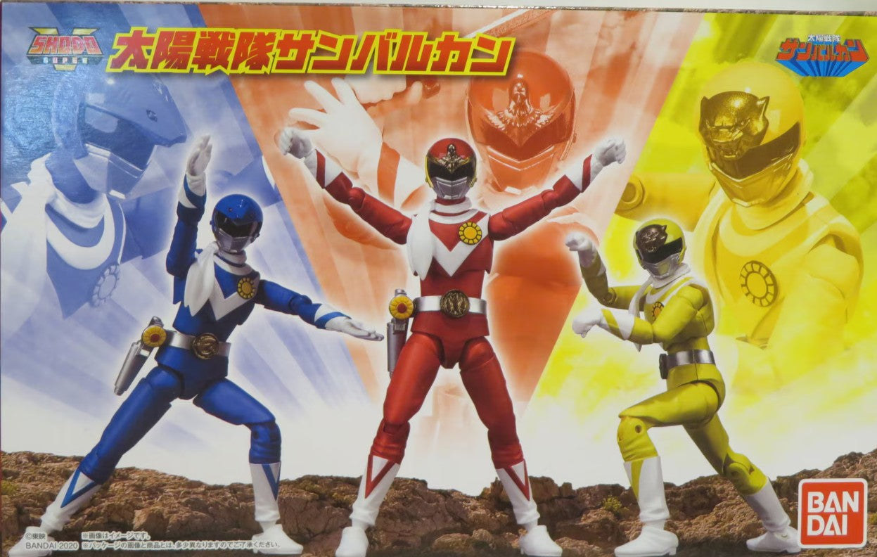 Bandai SHODO SUPER Taiyo Sentai Sun Vulcan Taiyo Sentai Sun Vulcan