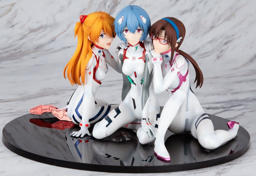 KDcolle 1/8 Complete Figures EVANGELION:3.0+1.0 THRICE UPON A TIME Asuka, Rei, Mari Newtype Cover ver.