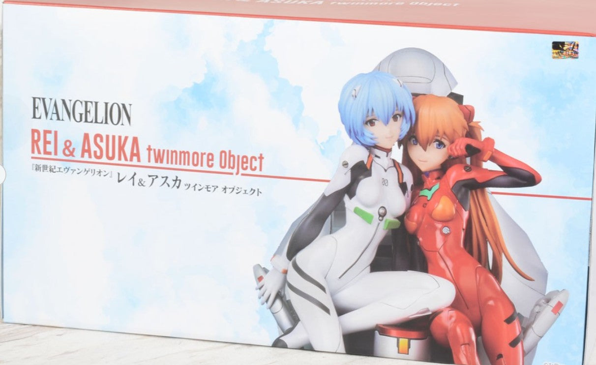 Union Creative Neon Genesis Evangelion Rei & Asuka - twinmore Object - Complete Figures