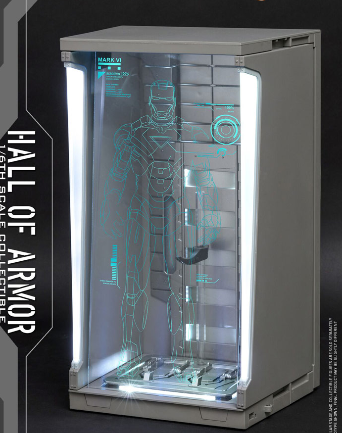 Hot Toys 1/6 DS001 Iron Man 3 Hall Of Armor