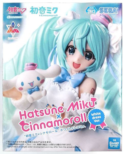 Sega Luminasta Hatsune Miku Series Hatsune Miku x Cinnamoroll White Dress Ver.