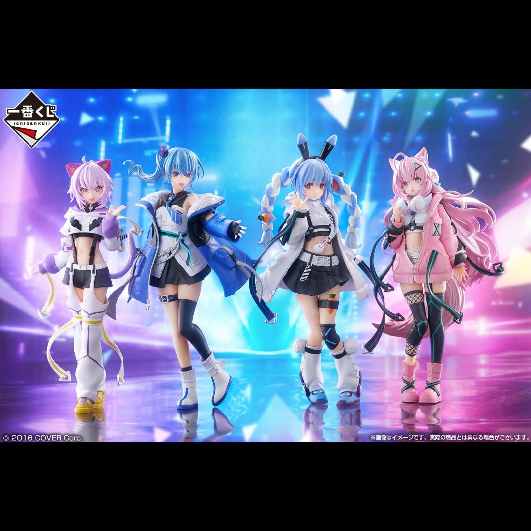 Ichiban Kuji Hololive Cyberpunk Style Usada Pekora / Suisei / Okayu / Koyori