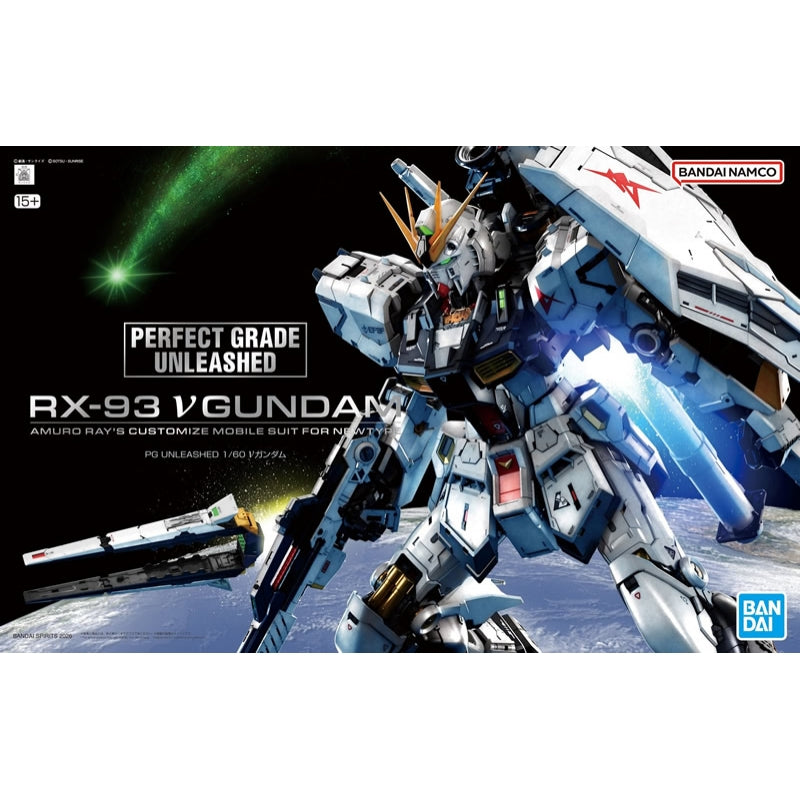 Back Order PG Unleashed 1/60 RX-93 v Gundam Nu Gundam (3-4 weeks)