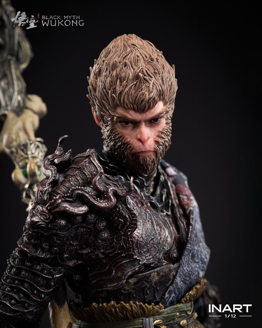 INART MAGG0002D 1/12 Black Myth: Wukong Action Figure The Destined One in the Bronze Armor Set (Deluxe Version)