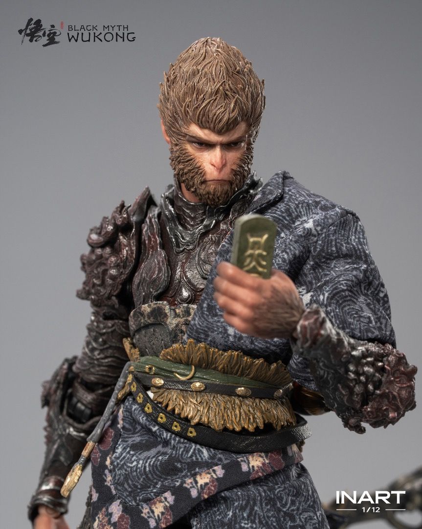 INART MAGG0002D 1/12 Black Myth: Wukong Action Figure The Destined One in the Bronze Armor Set (Deluxe Version)