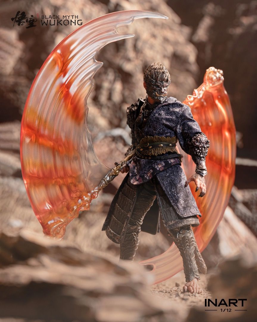 INART MAGG0002D 1/12 Black Myth: Wukong Action Figure The Destined One in the Bronze Armor Set (Deluxe Version)