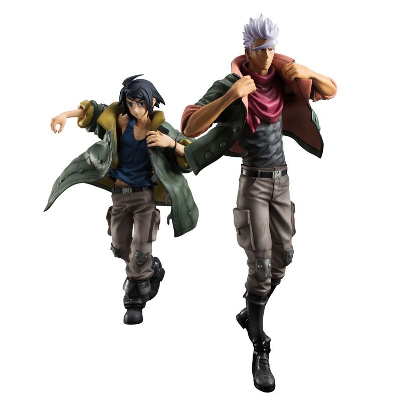 MegaHouse G.E.M. Series Mobile Suit Gundam: Iron-Blooded Orphans Mikazuki Augus & Orga Itsuka Set