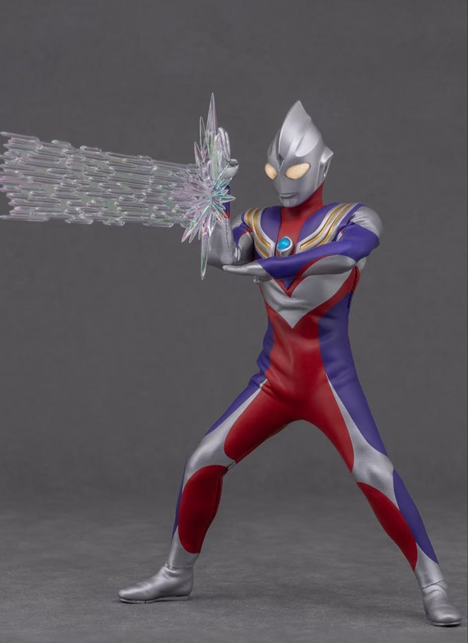 Alphamax Cloth Ultraman Tiga Composite Type 2.0 Head Sculpt Restoration Reissue Articulated Figure