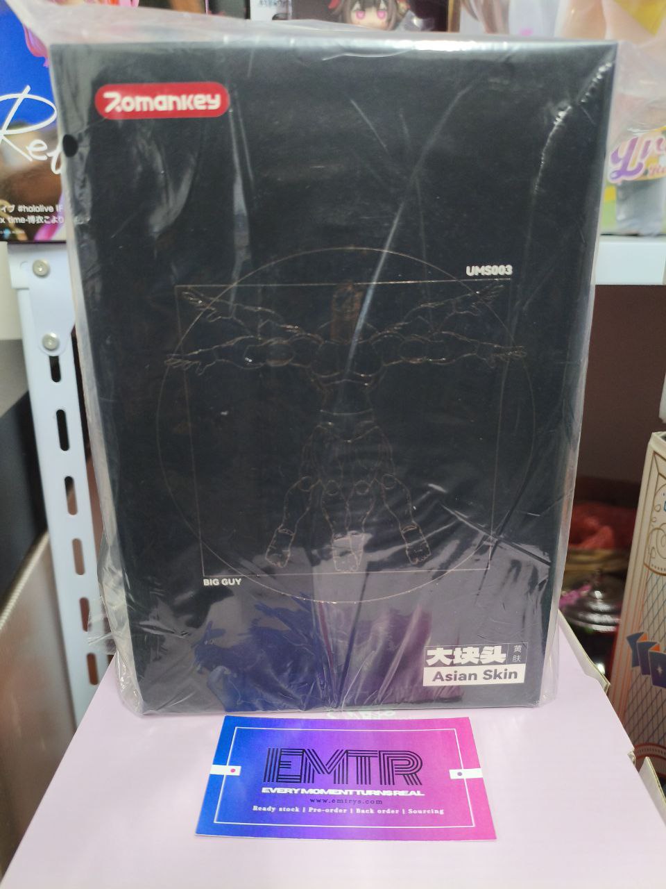 UMS003 Action Figure Male Body Big Guy Normal Asian SKin 1/12