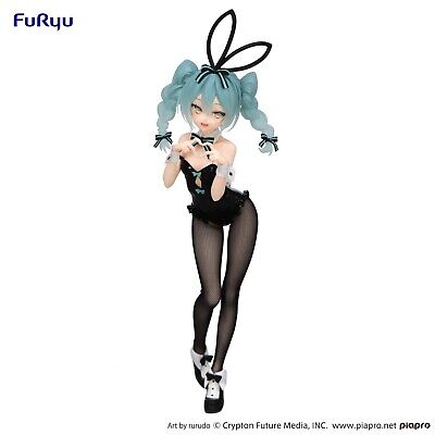 (Display Unit) Furyu Bicute Bunny Hatsune Miku Rurudo Black ver
