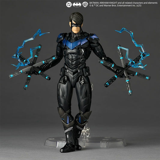 BONUS Revoltech Amazing Yamaguchi Nightwing - Batman: Arkham Knight Action Figure