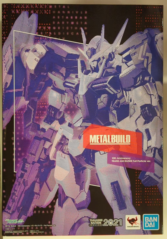 Bandai METAL BUILD Mobile Suit Gundam 00 10th Anniversary Trans-Am Riser Full Particle ver.