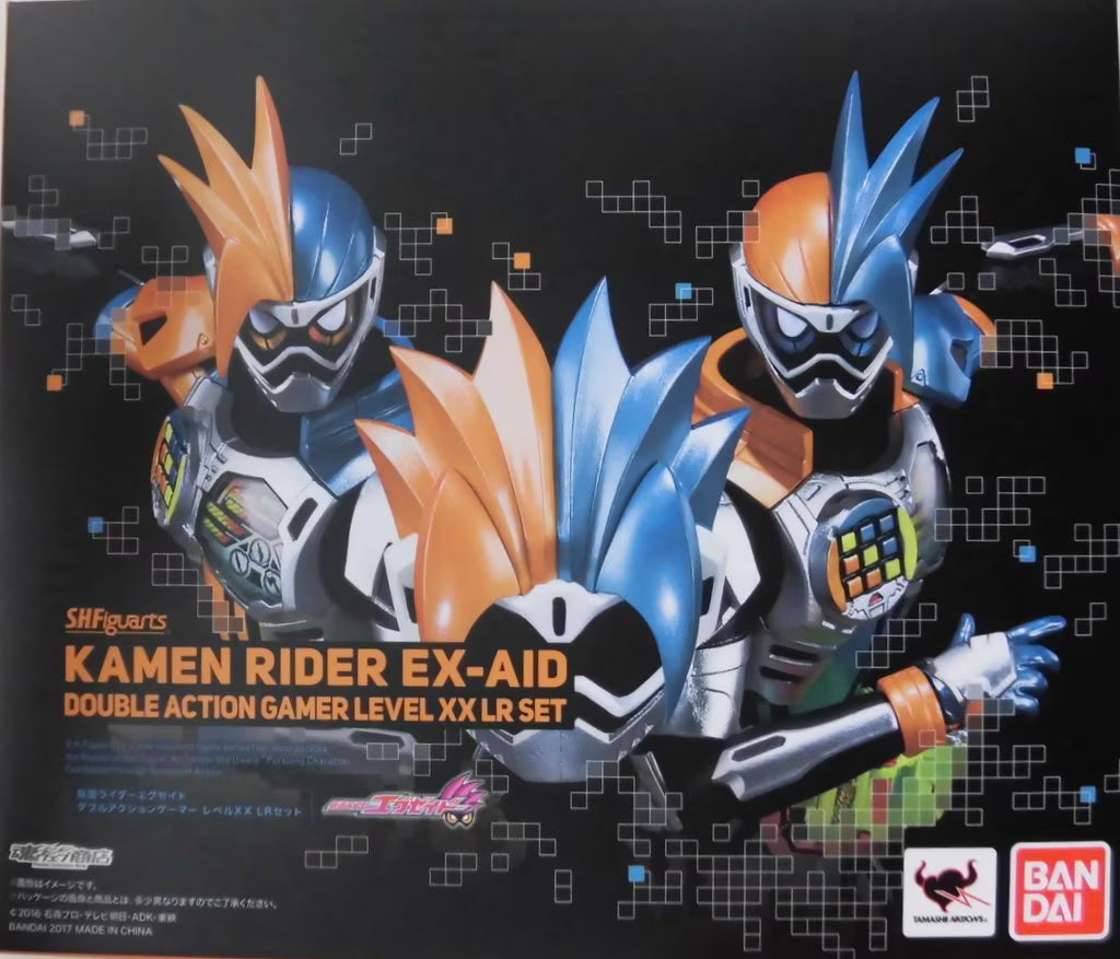 SH Figuarts Kamen Rider Ex-Aid Kamen Rider Ex-Aid double action gamer level XX LR set