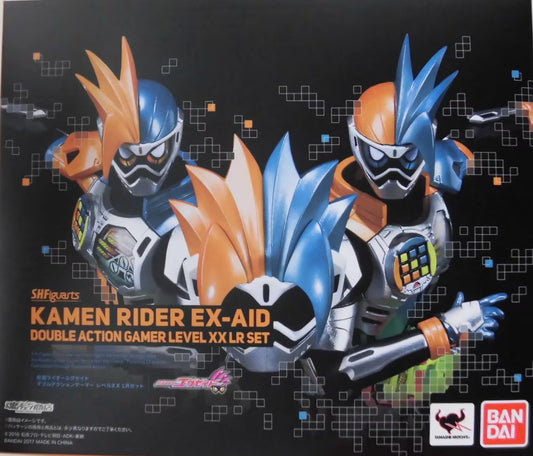 SH Figuarts Kamen Rider Ex-Aid Kamen Rider Ex-Aid double action gamer level XX LR set