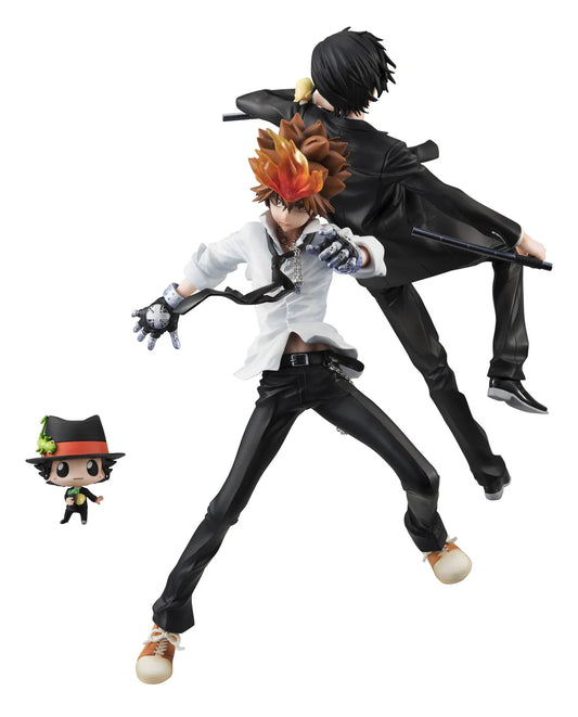 Megahouse G.E.M. Series Reborn! Palm Size Tsuna-kun & Reborn Complete Figure