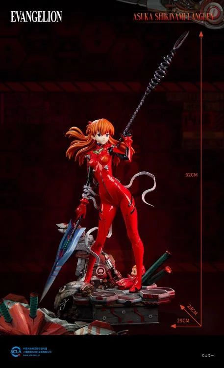 Unique Art Rebuild of Evangelion Asuka Shikinami Langley 1/4 Wonder Scale Statue