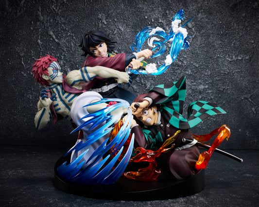 Aniplex Demon Slayer: Kimetsu no Yaiba Tanjiro Kamado & Giyu Tomioka & Akaza Figure