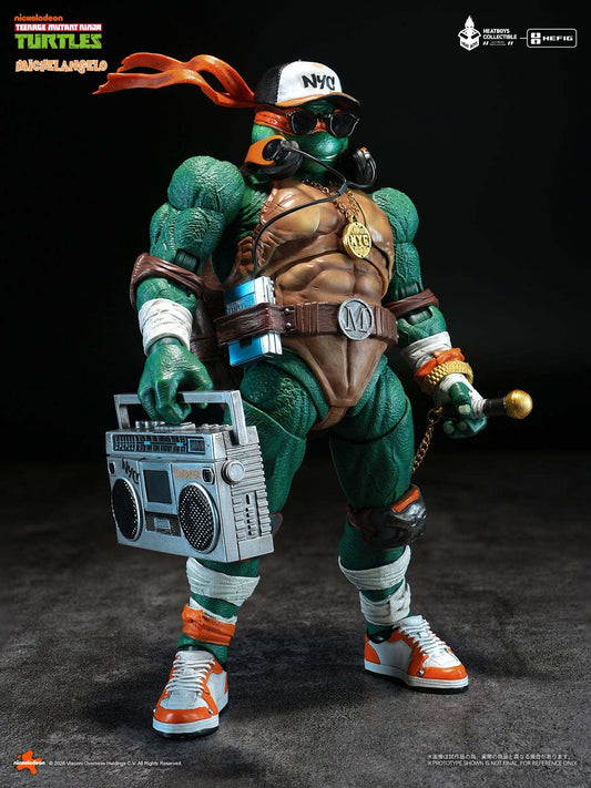 Heatboys Teenage Mutant Ninja Turtles HB0105 HEFIG Michelangelo (Deluxe Edition) Action Figure