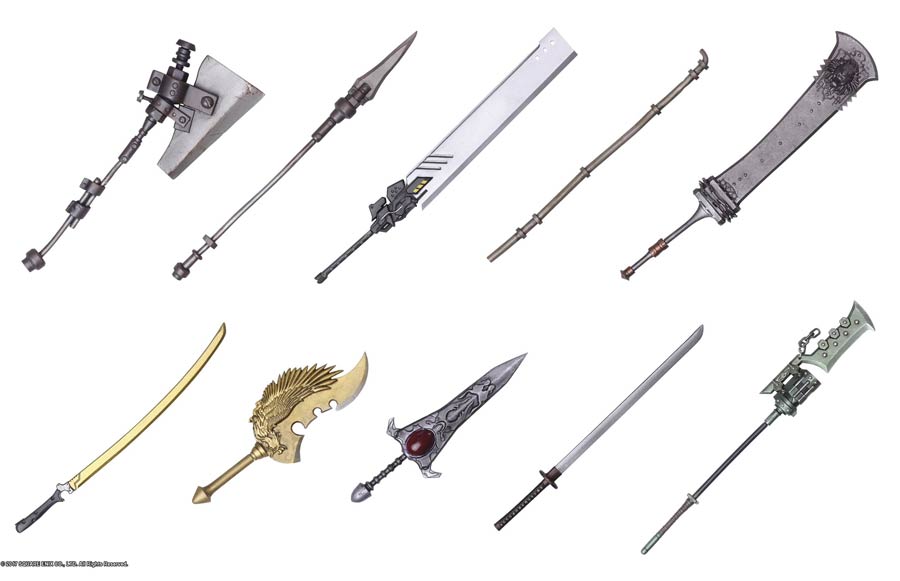 Nier Automata Bring Arts Trading Weapon Coll 10-Piece Blind Mystery Box