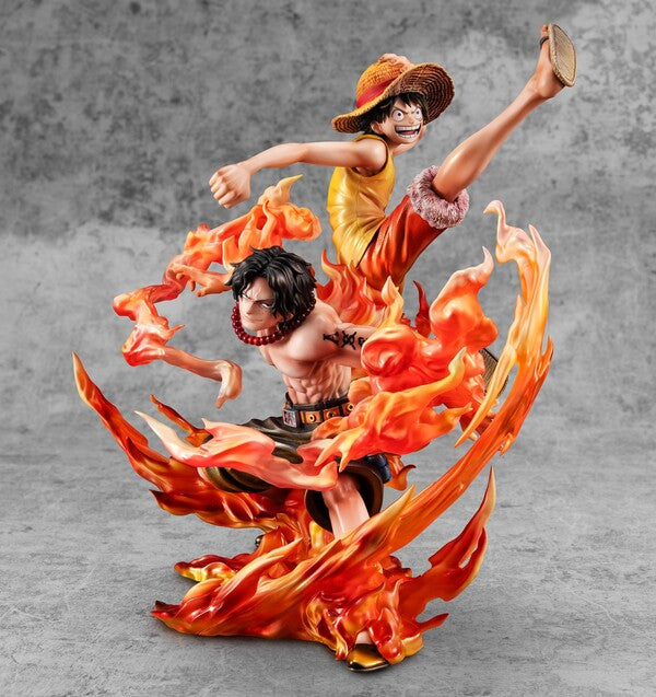 Megahouse Portrait Of Pirates "MAXIMUM": One Piece - Monkey D. Luffy & Portgas D. Ace - Kyoudai no Kizuna, 20th LIMITED Ver.