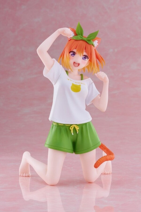 Taito Figure Yotsuba Nakano Cat Room Wear Ver. The Quintessential Quintuplets Desktop Cute