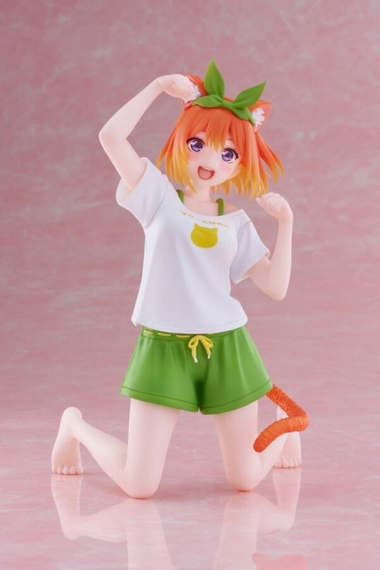 Taito Figure Yotsuba Nakano Cat Room Wear Ver. The Quintessential Quintuplets Desktop Cute