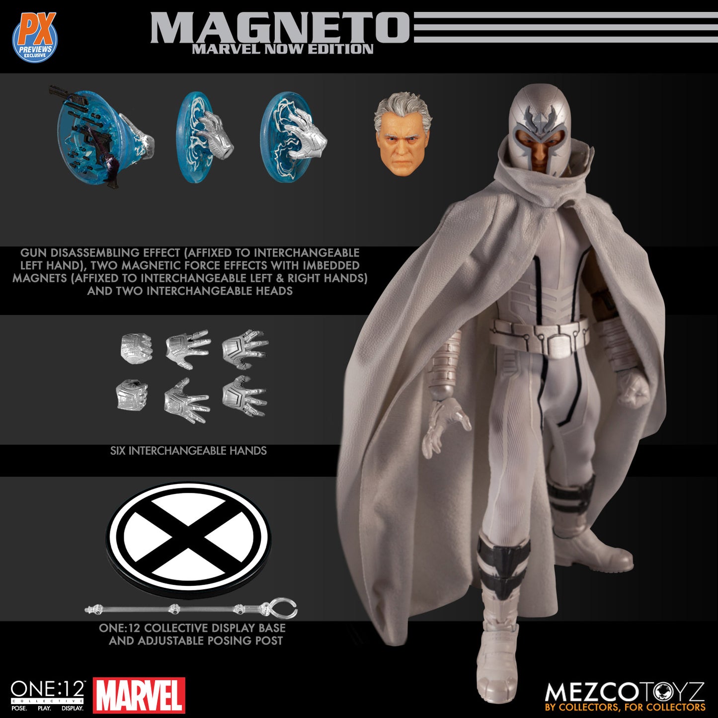 Mezco Toyz Magneto Marvel Now Edition