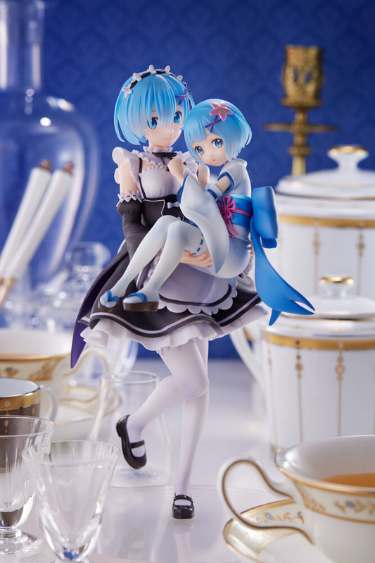 SEGA S-Fire Re:ZERO Figure Rem & Childhood Rem