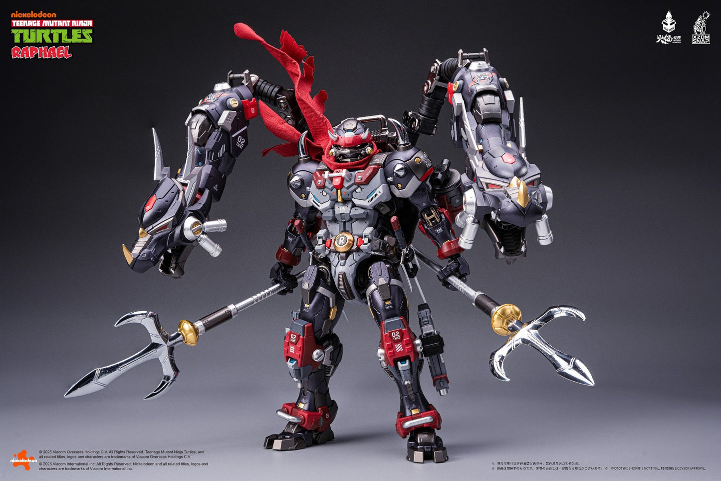 Back Order HEATBOYS TMNT Teenage Mutant Ninja Turtles Mecha Raphael 40th anniversary