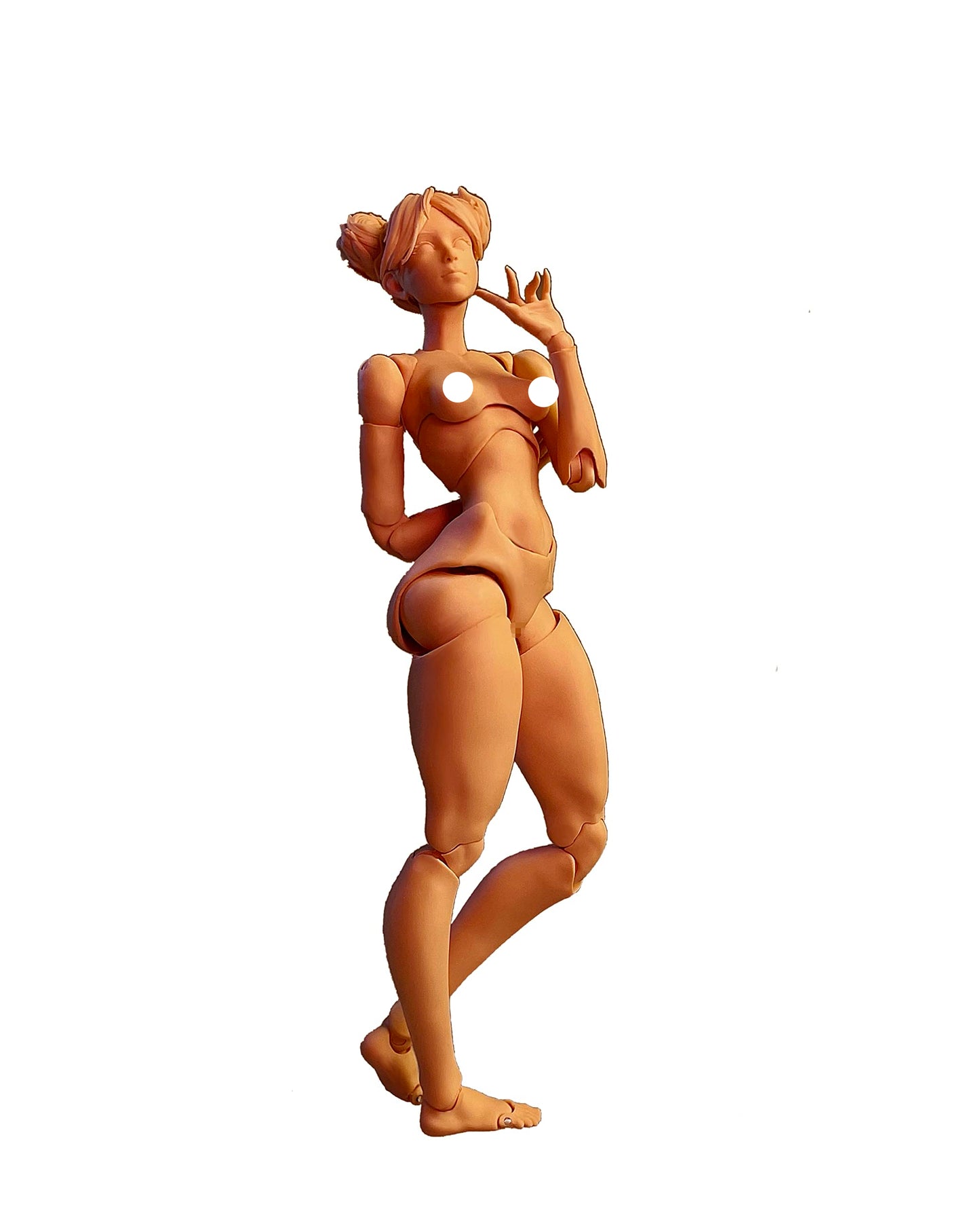 Romankey X Cowl Super Movable Female Body (WHITE) (TAN SKIN) (NATURAL)