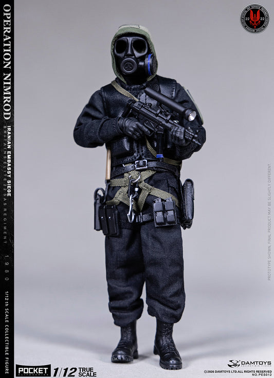 DAMTOYS PES012 1/12 POCKET ELITE SERIES OPERATION NIMROD 1980 IRANIAN EMBASSY SIEGE 22 SAS CRW