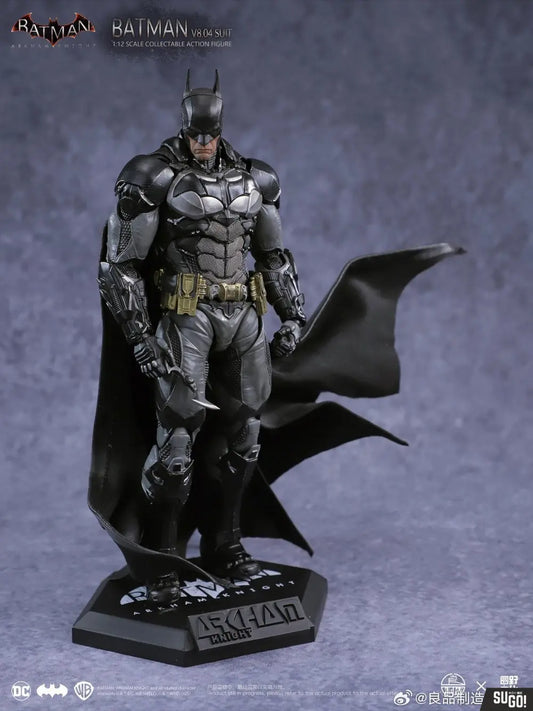 LPZZ DC001 Batman Arkham Knight Batman v8.04 Suit 1/12 Action Figure