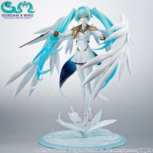 MegaHouse Lucrea Mobile Suit Gundam 45th Anniversary x Hatsune Miku Hatsune Miku x Wing Gundam Zero EW Complete Figure